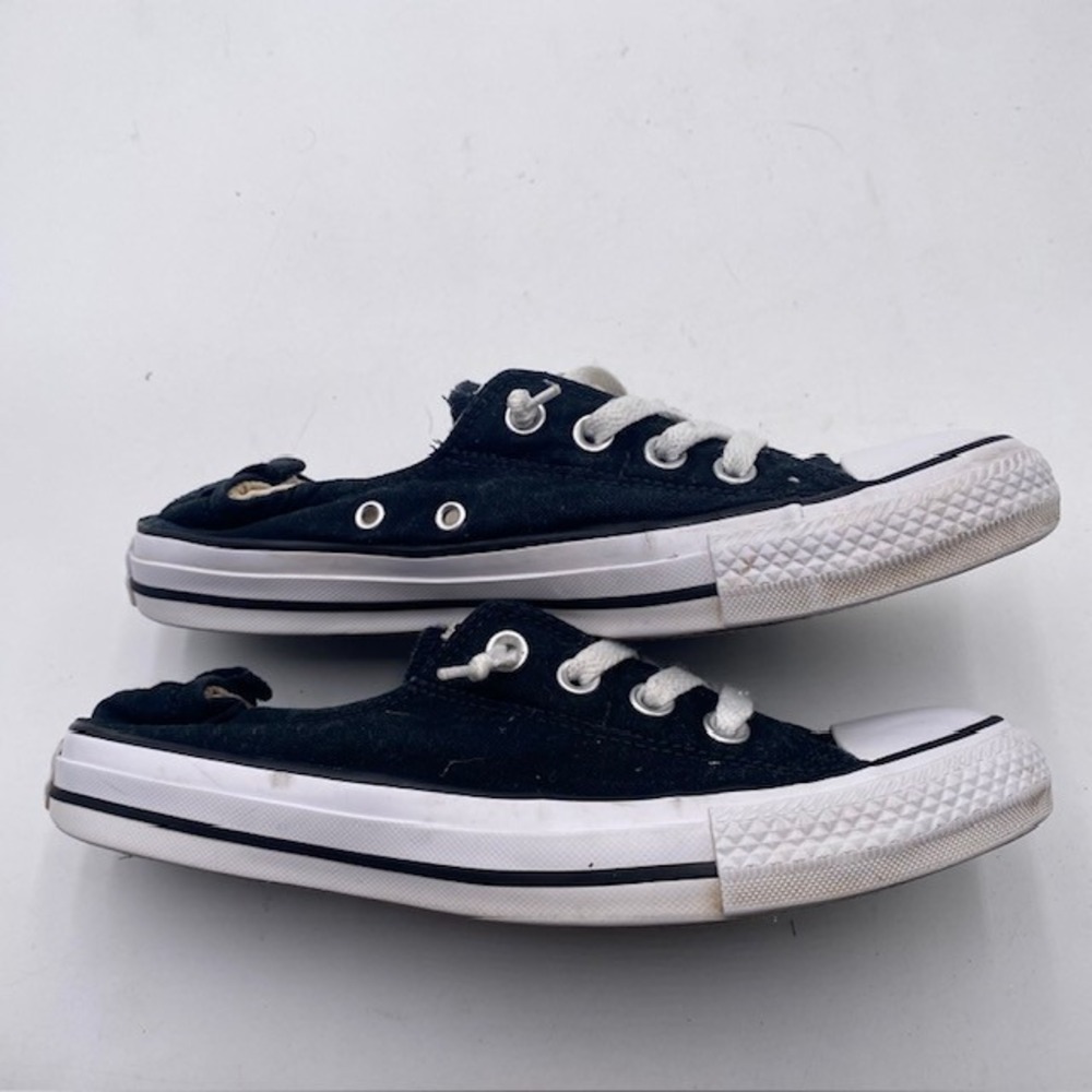 Converse Chuck Taylor All Star Shoreline Sneaker Womens 8.5 Black Canvas Slip On - Picture 5 of 13